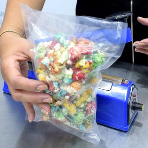 Combo com 5 Seladoras Manuais de 10 cm com Temporizador - Plástico
