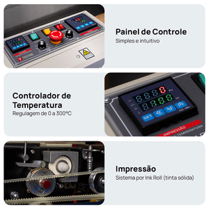 Seladora Automática Contínua Horizontal com Datador - FRD1000W
