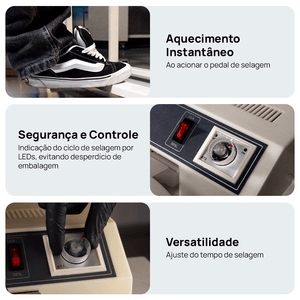 Seladora de Pedal 100 cm – FRP1000